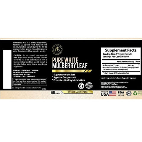 Image of White Mulberry Leaf Pure 500mg
