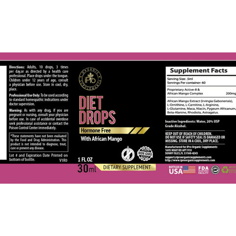 Image of Diet Drops, Ultra Drops 1oz